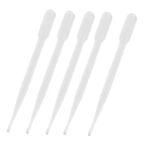 Buy 5 Pcs 3ML Capacity Lab Laboratory Clear Pipettes Droppers 6.1" Long ...