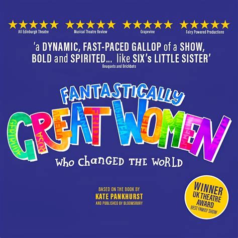 FANTASTICALLY GREAT WOMEN WHO CHANGED THE WORLD ANNOUNCED FOR THE LOWRY – CHRISTMAS 2023 ...