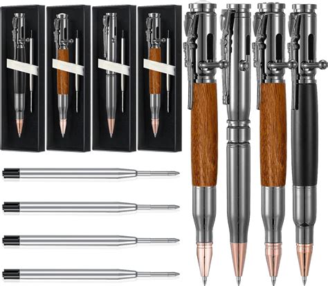 Amazon.com : Zhamate Personalized Bolt Action Pen Gift Set, Engraved ...