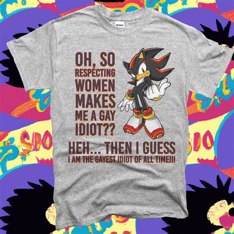 Funny Sonic Shirt, Shirts That Go Hard, Ironic Tee, Meme T-shirt, Women ...
