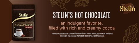Stelin Hot Chocolate Drink Powder Mix 500g : Amazon.in: Grocery ...