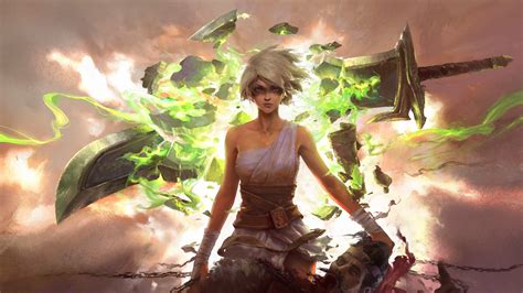 Riven, LoL, 4K, #122 Wallpaper PC Desktop