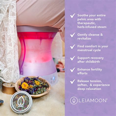LEIAMOON Steam Seat - Yoni Steaming at Home - V Steam