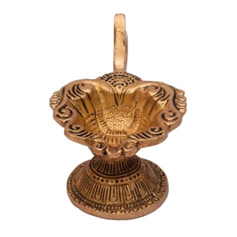 BRASS LAKSHMI KAMAKSHI DIYA FANCY BRASS DEEPAM OIL LAMP FOR HOME TEMPLE ...