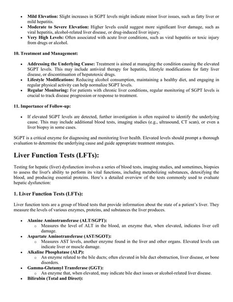 Liver function tests pdf / Biochemistry / pdf format | PDF