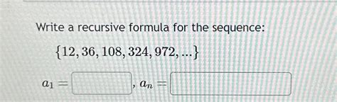 How to Write a Recursive Formula 的图像结果