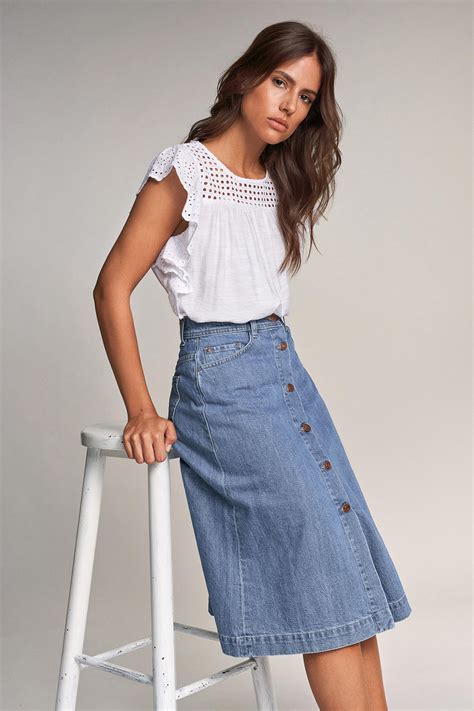 A-Line Denim Skirt on Behance