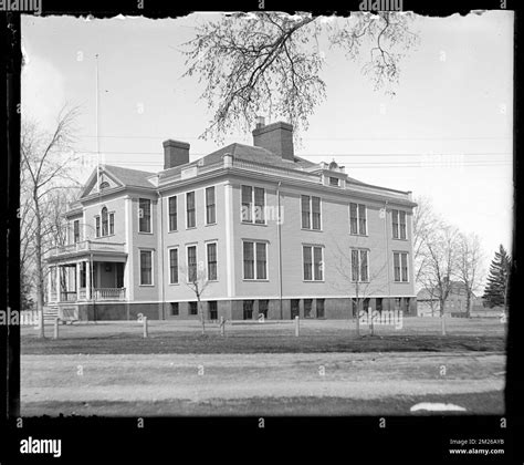 Center School , Buildings. Hingham Public Library Glass Slide ...