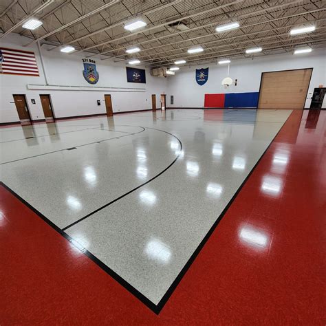 Installing Armstrong Basketball VCT Kit - Floor Preparation