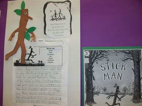 Writing activity for the book "Stick Man" by Julia Donaldson. "Stick ...
