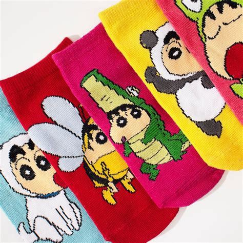 Kids: Shinchan Costume Socks (Set of 5) – Thela Gaadi