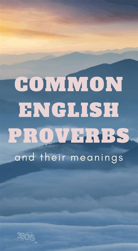Image result for Common English Proverbs