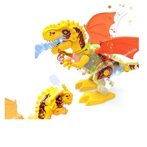 VikriDA DIY Take Apart Dinosaur with Smoke Spary Feature, Dancing ...
