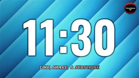 11 Minutes 30 Seconds Countdown Timer | Eleven and Half Minute ...