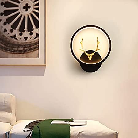 blissbells LED Stag Square White Wall Lamp Light- Warm White-Aluminium ...