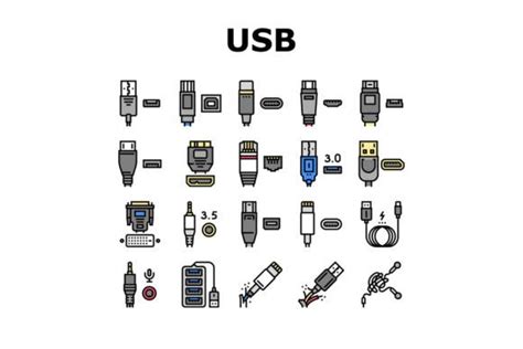 USB Connector Types Chart 的图像结果