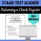Balancing a Check Register - Extension Activity, Worksheet Independent ...