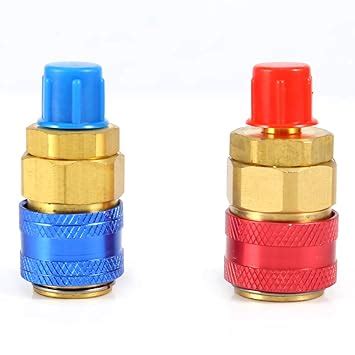 Conversion Adapters, R134a Solid Brass Metal Auto Quick Coupling ...