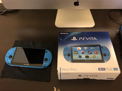 Consolevariations - Sony PS Vita Slim Aqua Blue Console | Consolevariations