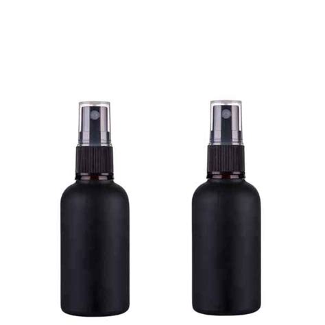 Devinez Multipurpose Refillable Black Color Matt Finish Round Glass Bo ...