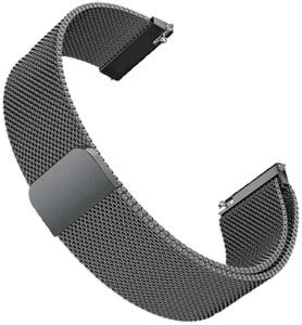 Flipkart SmartBuy 20MM Silicon/Metal Watch Belt Compatible for AMAZFIT ...