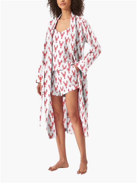 myza Lobsters Dressing Gown, Red