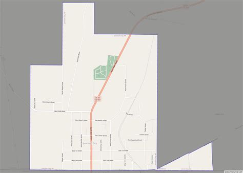 Map of Junction City, Arkansas - Thong Thai Real