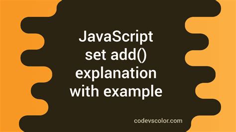 Image result for Examples of a JavaScript Set