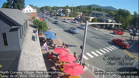 North Conway Village Live Cam - Conway, Carroll, New Hampshire, USA ...