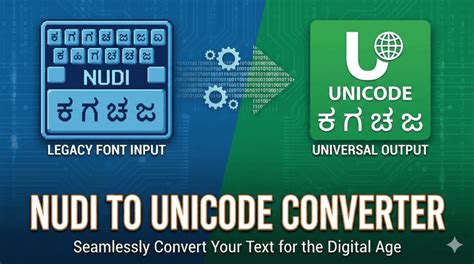 JOY: Free Online Nudi to Unicode | Unicode to Nudi Converter