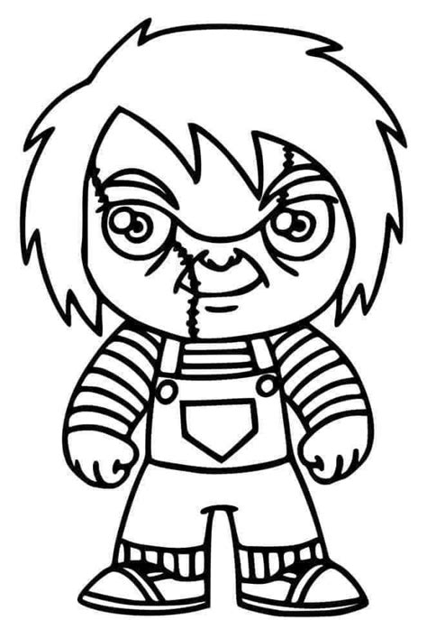 Chucky Coloring Pages