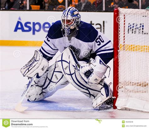 Jonas Gustavsson, Toronto Maple Leafs. Editorial Stock Photo - Image of ...