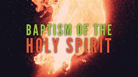 Baptism of the Holy Spirit | Robert Wimer