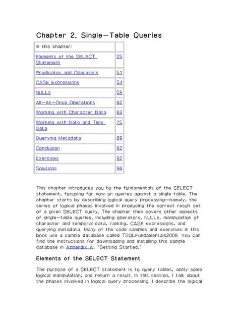 SQL Module 4 Single Table Queries 的图像结果