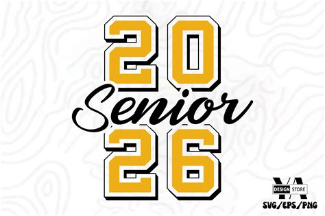Senior 2026 CLASS of 2026 Graduation SVG Graphic by Ya_Design Store ...