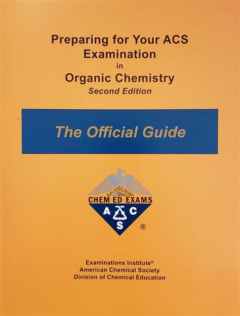 Amazon.com: Preparing for Your ACS Examination in Organic Chemistry ACS ...