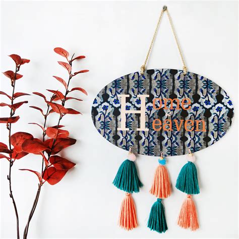 Home is heaven Wall hanging – Crafthues