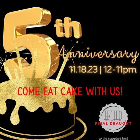 5th Anniversary Party, Final Draught Bottles and Taps, Sparks, 18 ...