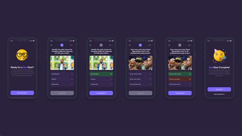 QuikQuiz Micro-Learning App | Figma