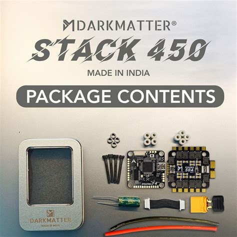 Darkmatter STACK 450 – BRAHMA F4 MK-III + VISHNU 50 MK-II (FC + ESC ...