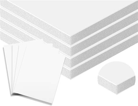 Amazon.com : 10 Pack White Foam Board 18"x24", 3/16" Thick Blank Mat ...