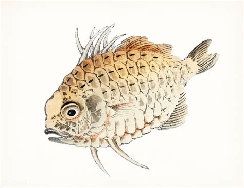 fish head illustration