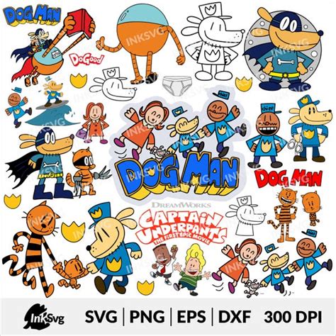 Dog Man Clipart - Etsy