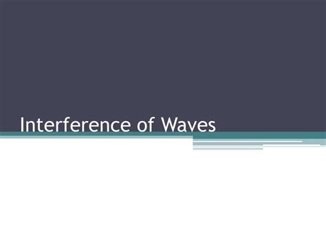 Image result for Wave-Particle Interference