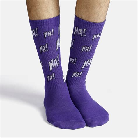 Men's Justice League Joker Crew Socks – SocksXpress