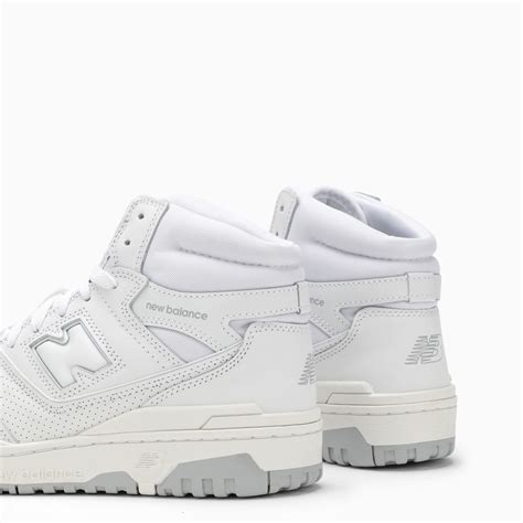 New Balance 650 High white leather trainer | TheDoubleF