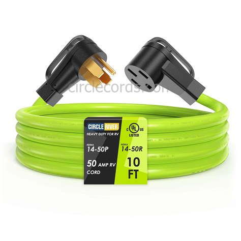 Circlecord 50 AMP10 Feet RV/EV Extension Cord - 220V Extension Cord and ...
