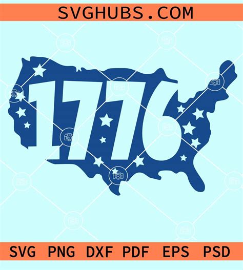 1776 US map outline svg, American map svg, America Svg, United We Stand ...