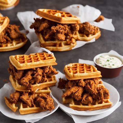 Chicken And Waffles Sandwich