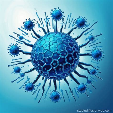 Drawing a Virus | Stable Diffusion Online